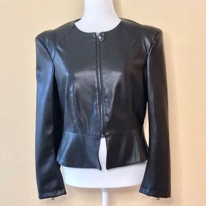NWT Zara Vegan Leather Jacket Size L